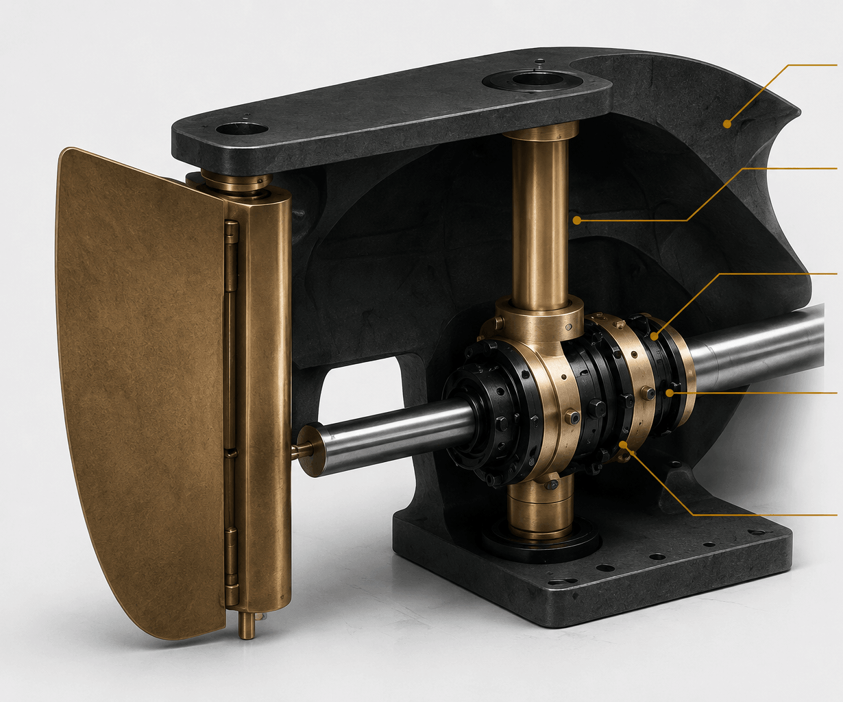 Tides Marine rudder system