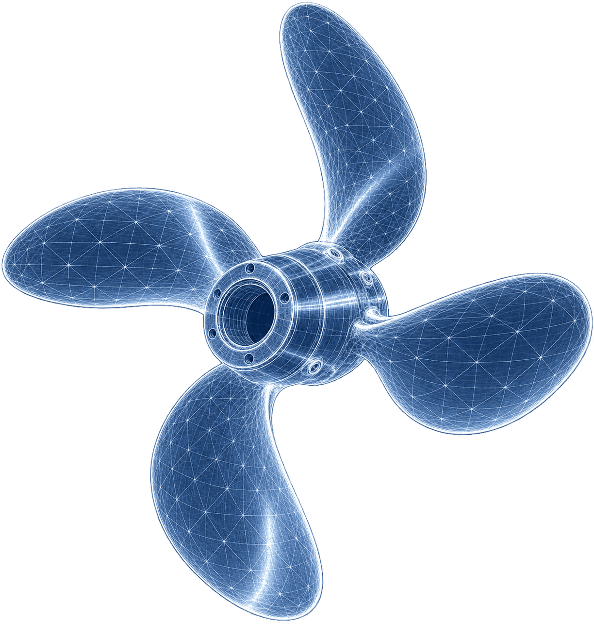 Traditional marine propeller manufacturing